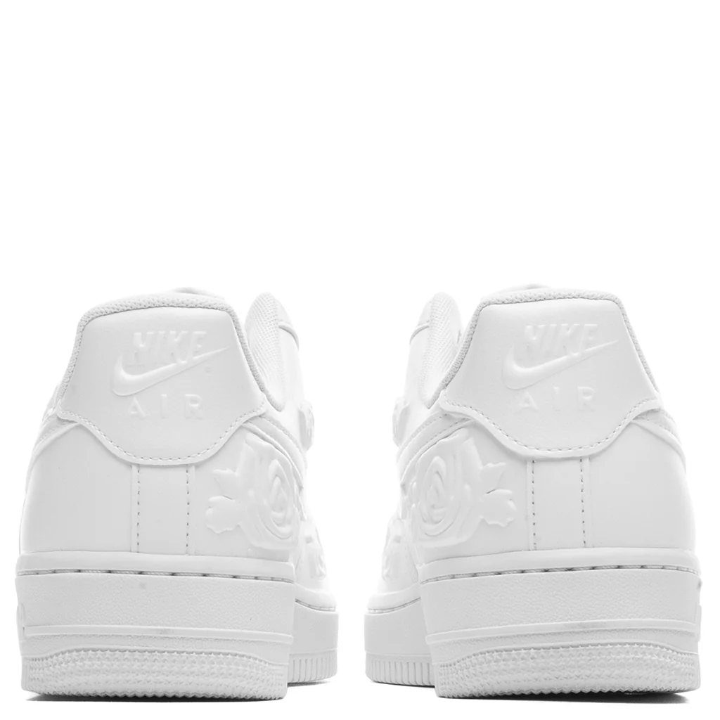 Women's Air Force 1 '07 'White Roses' - Triple White - Image 4