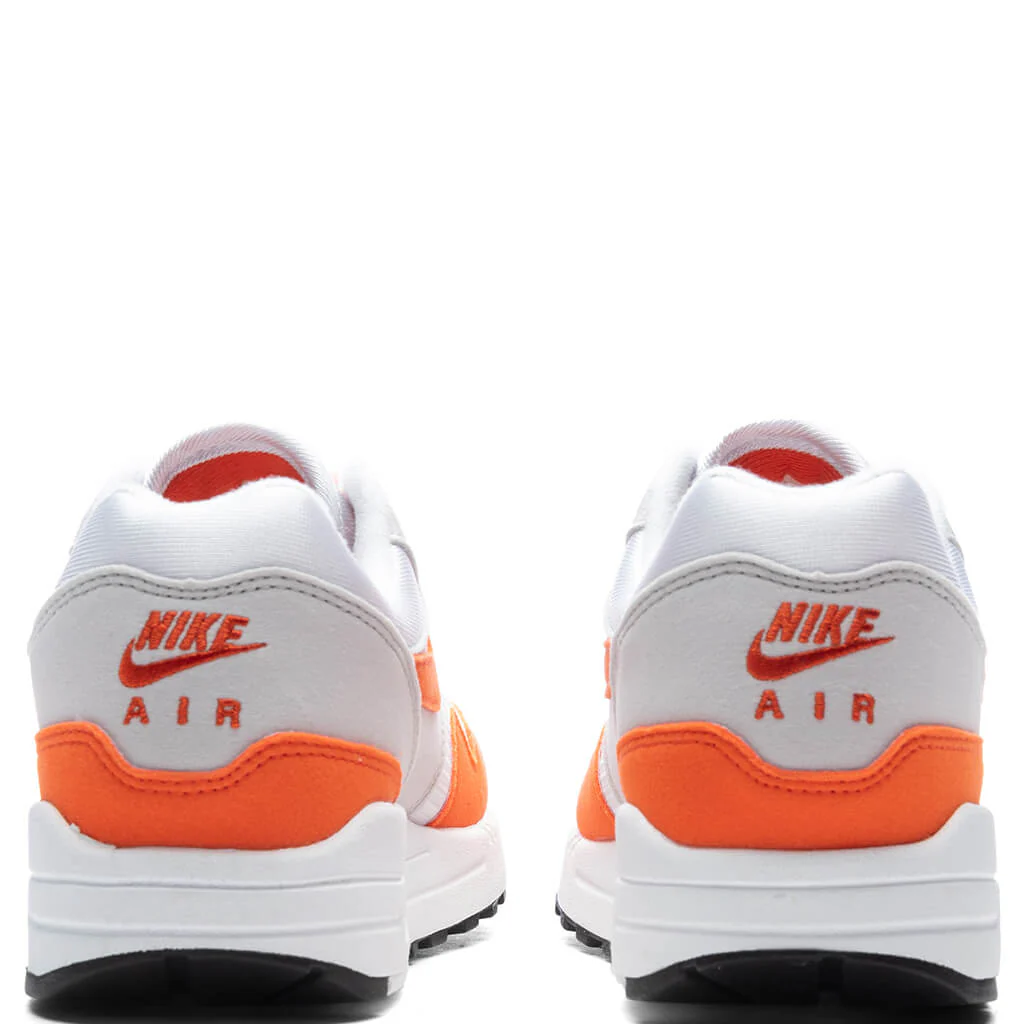 Women's Air Max 1 '87 'Safety Orange' - Neutral Grey/Safety Orange/White - Image 4