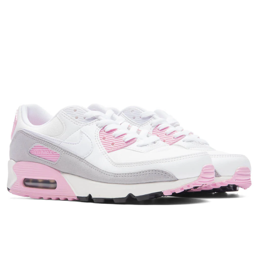 Women's Air Max 90 - White/Sail/Med Soft Pink - Image 2