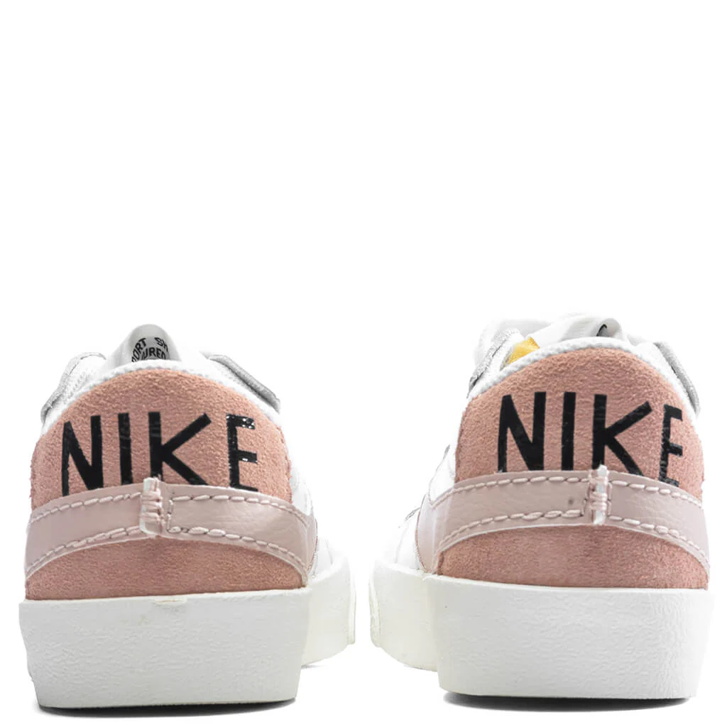 Women's Blazer Low '77 Jumbo - White/Pink Oxford/Rose Whisper - Image 4