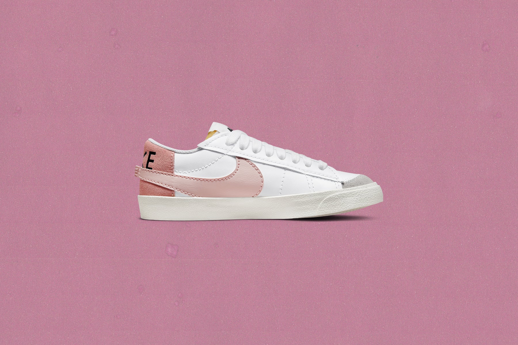 Women's Blazer Low '77 Jumbo - White/Pink Oxford/Rose Whisper - Image 5