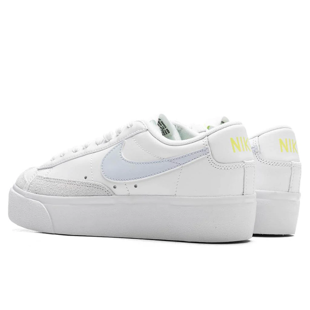 Women's Blazer Low Platform- White/Blue Tint/Light Lemon Twist - Image 3