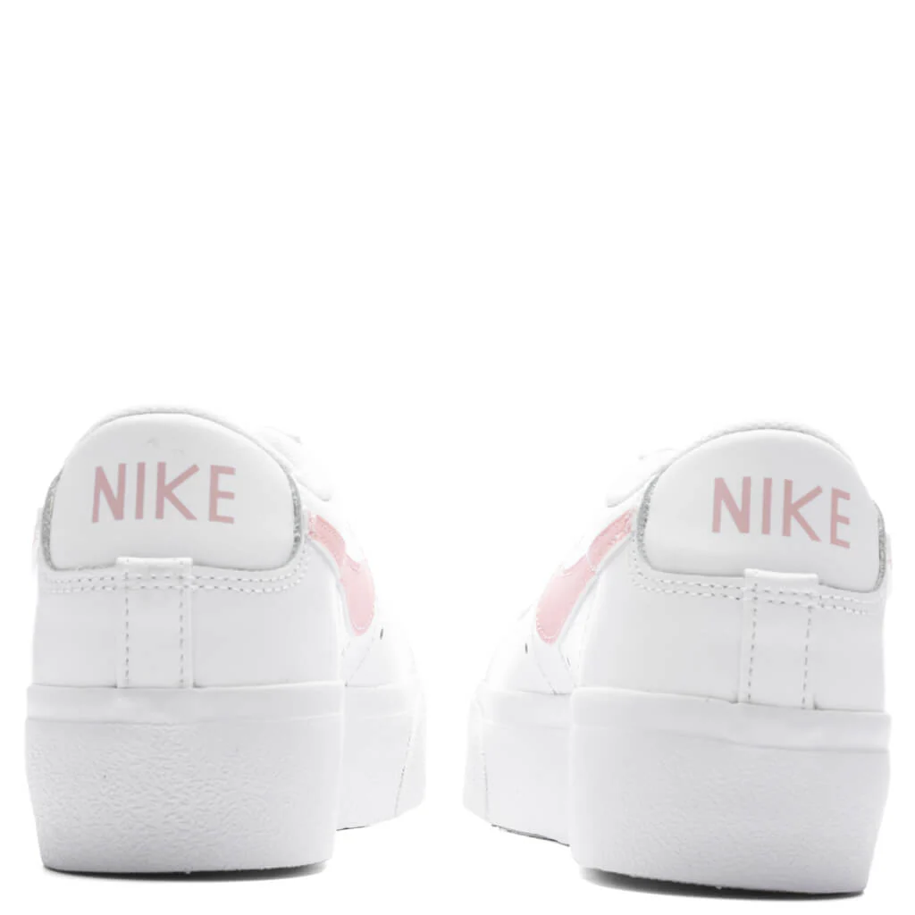 Women's Blazer Low Platform - White/Pink Glaze - Image 4