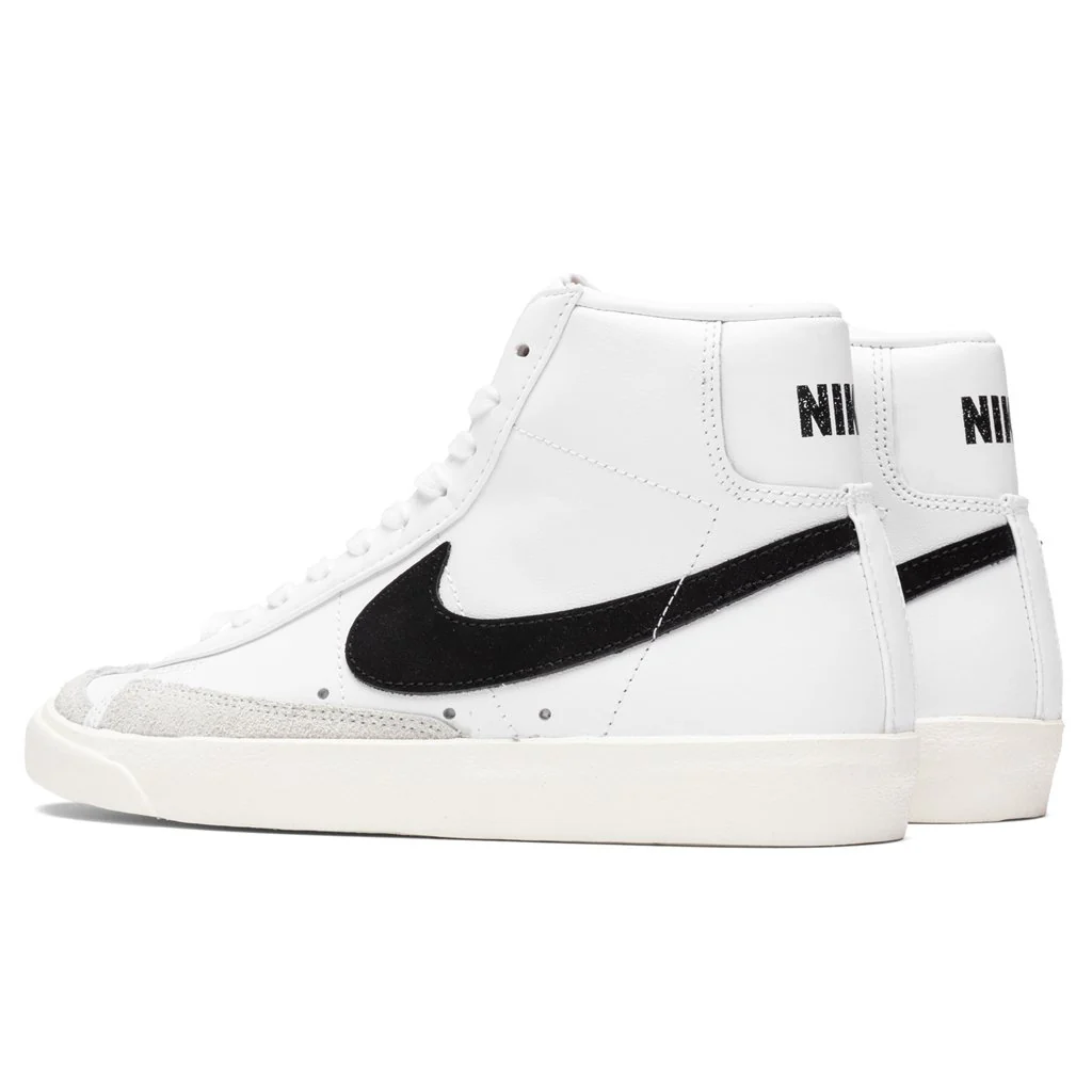 Women's Blazer Mid '77 - White/Black/Sail - Image 3