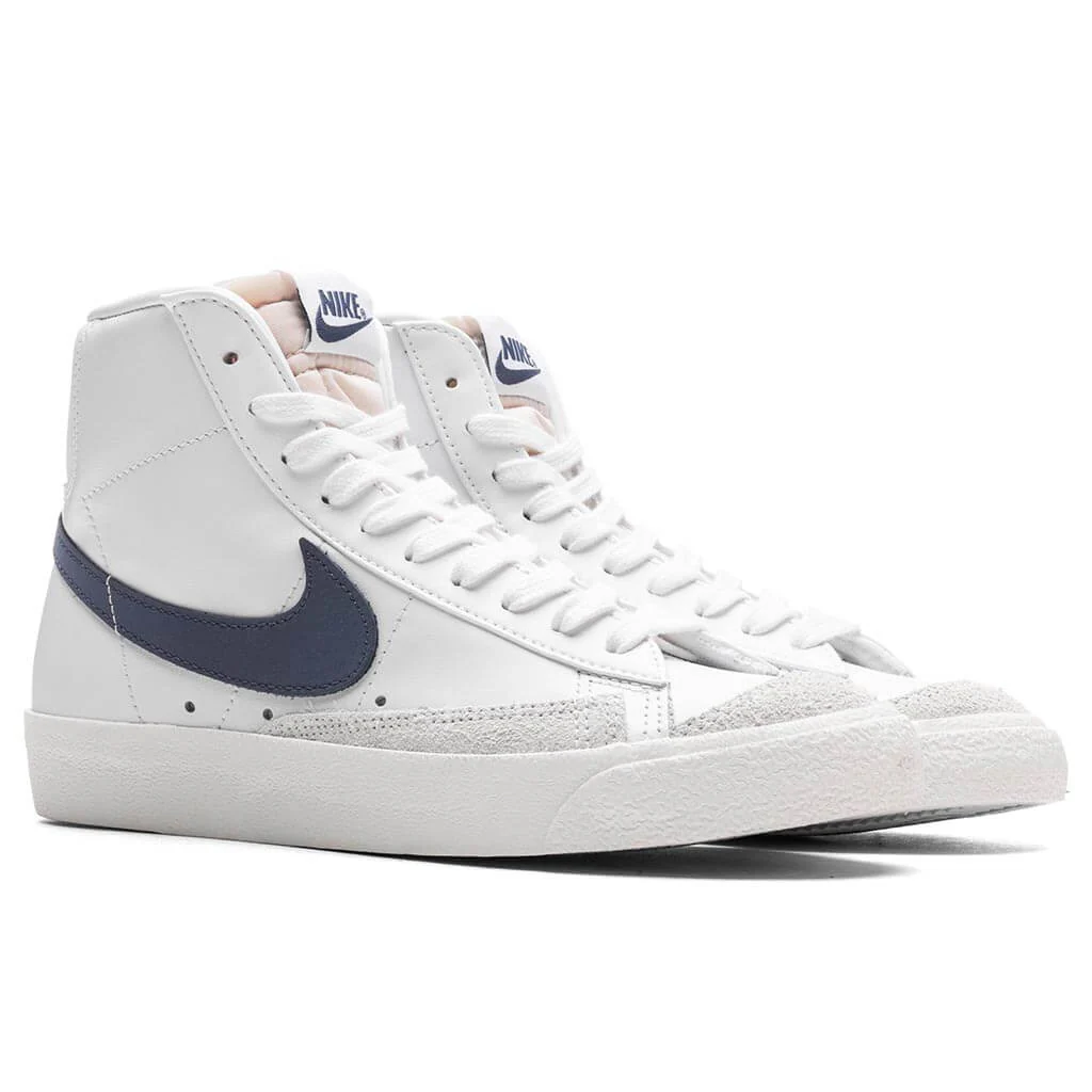 Women's Blazer Mid '77 - White/Diffused Blue/Sail - Image 2