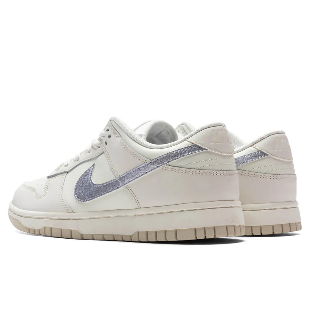 Women's Dunk Low - Sail/Oxygen Purple - Image 3