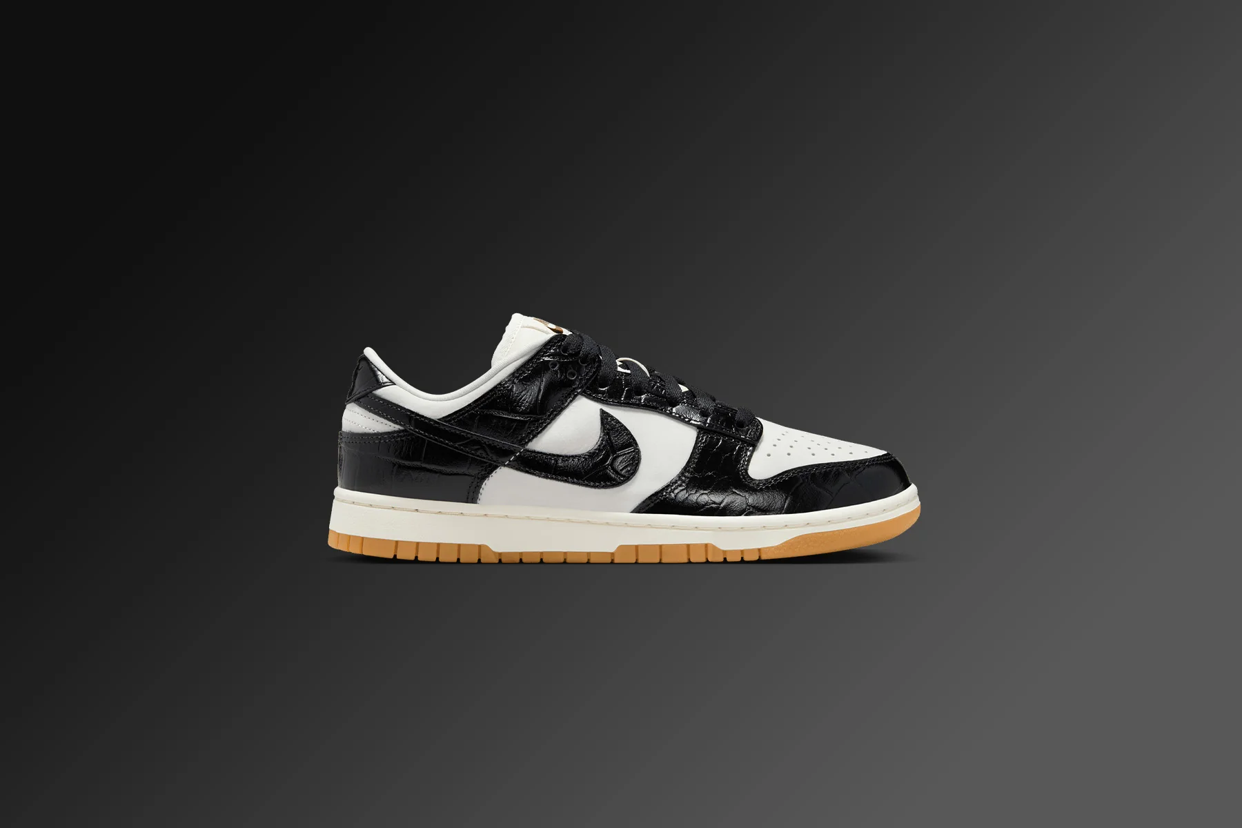 Women's Dunk Low LX 'Black Croc' - Phantom/Black/Sail - Image 5