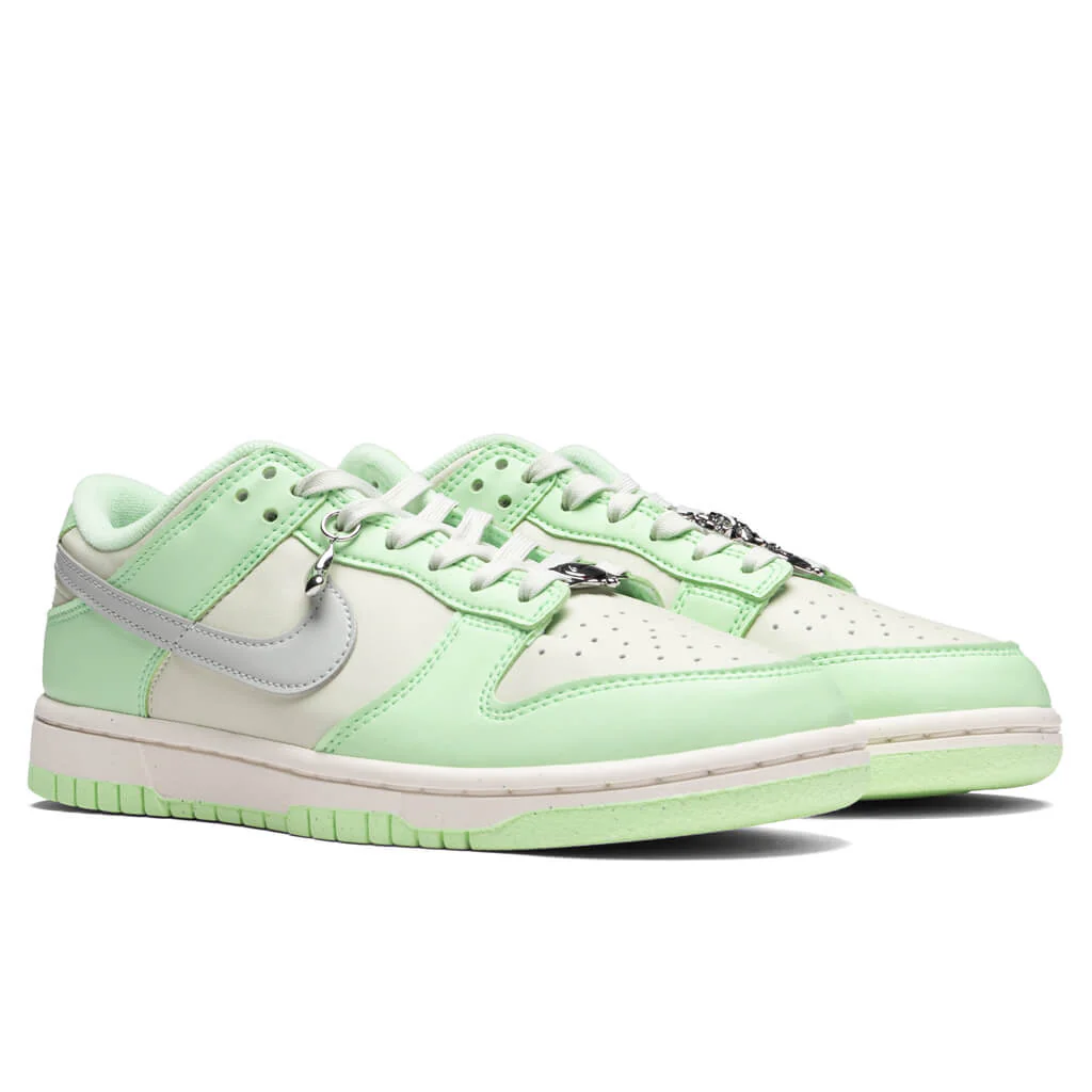 Women's Dunk Low Next Nature - Sea Glass/Light Silver/Vapor Green/Sail - Image 2