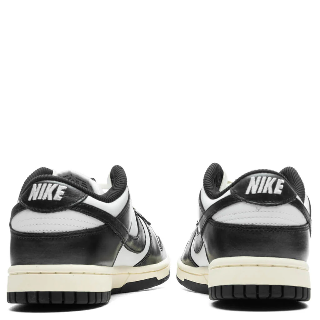 Women's Dunk Low 'Vintage Panda' - White/Black/Coconut Milk - Image 4