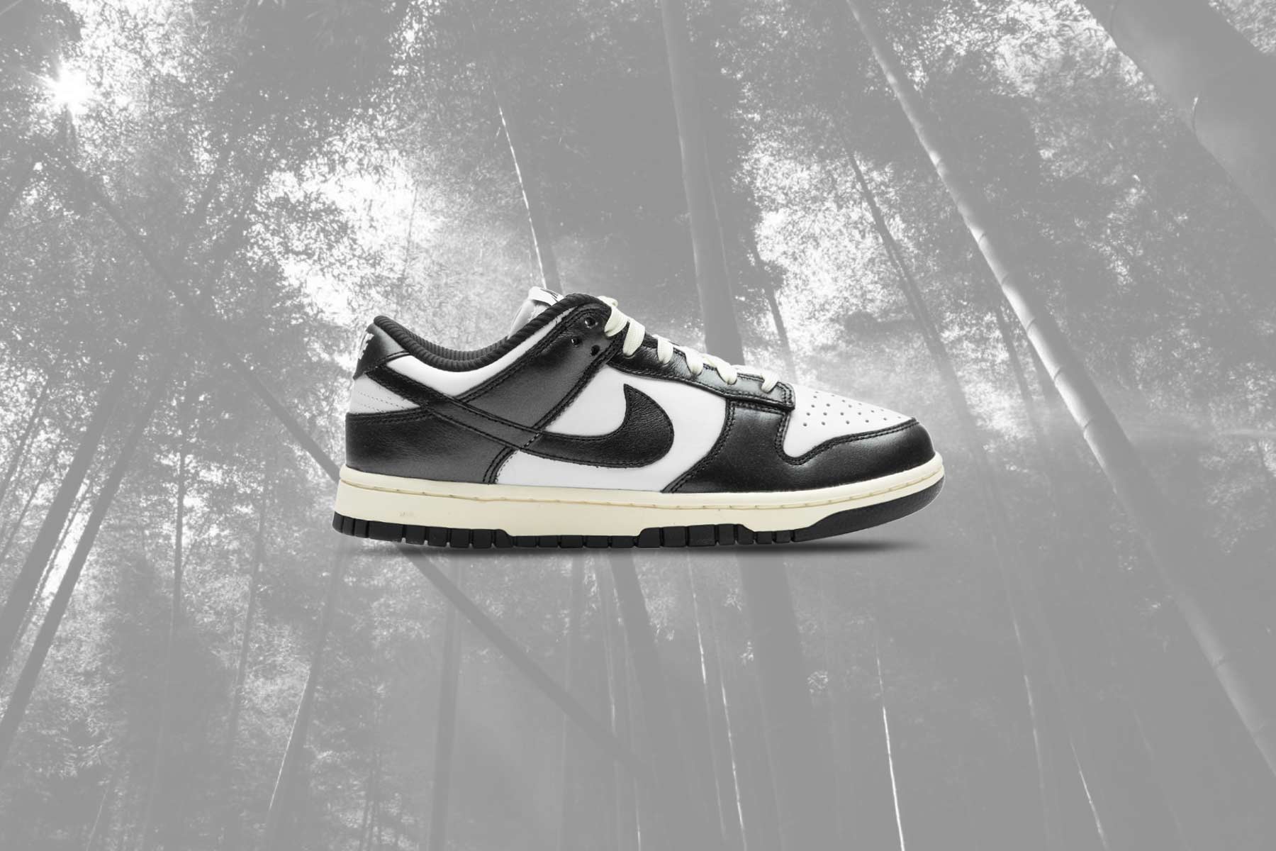 Women's Dunk Low 'Vintage Panda' - White/Black/Coconut Milk - Image 5