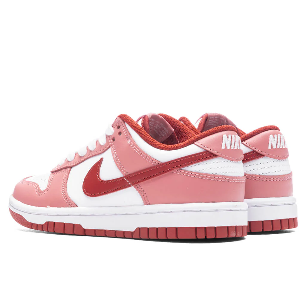 Women's Dunk Low 'Red Stardust' - Red Stardust/Rugged Orange - Image 3