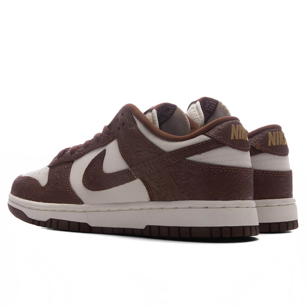 Women's Dunk Low 'Embossed Baroque' - Sail/Fauna Brown/Metallic Gold - Image 3