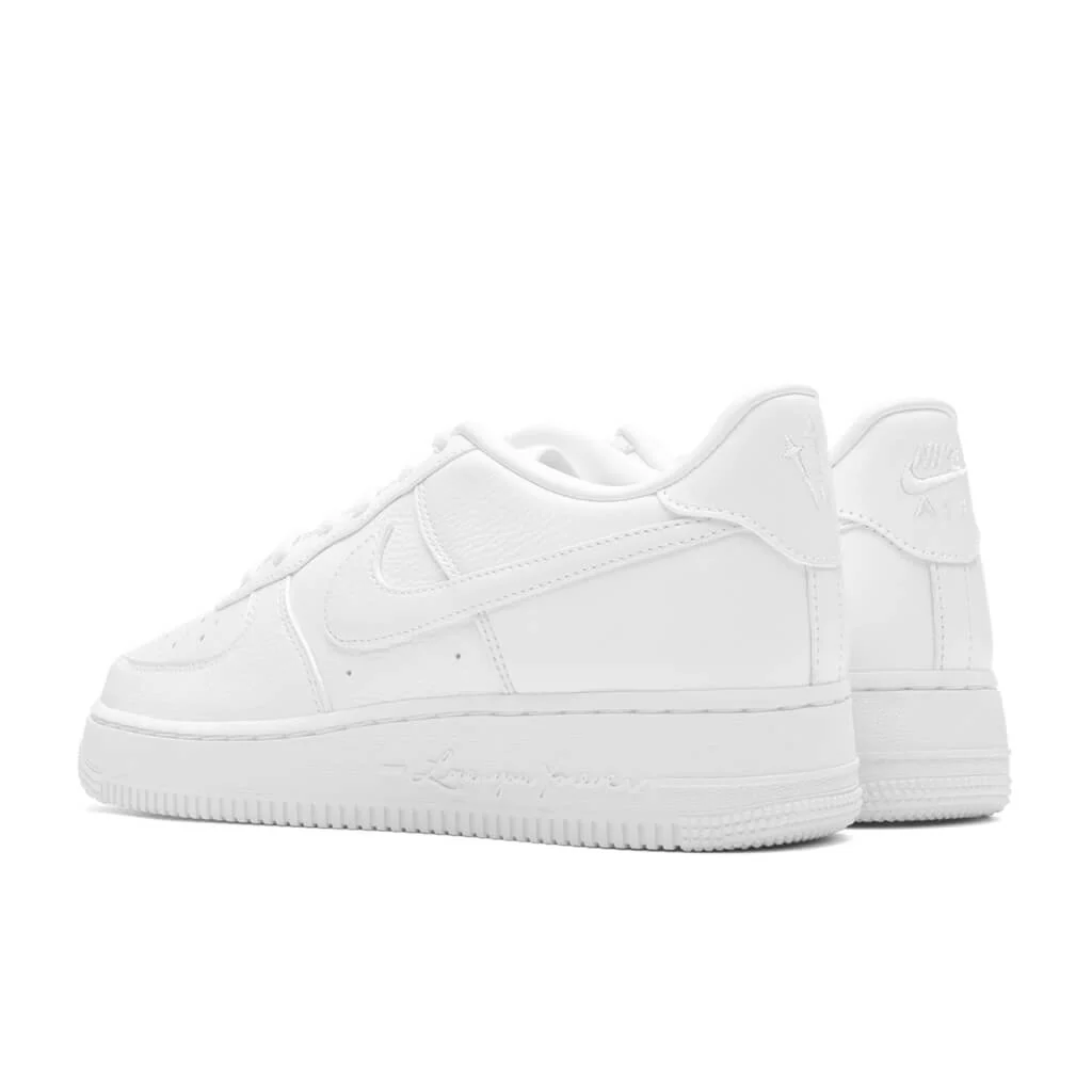 Nike x NOCTA Certified Lover Boy Air Force 1 Low (GS) - White/White - Image 3
