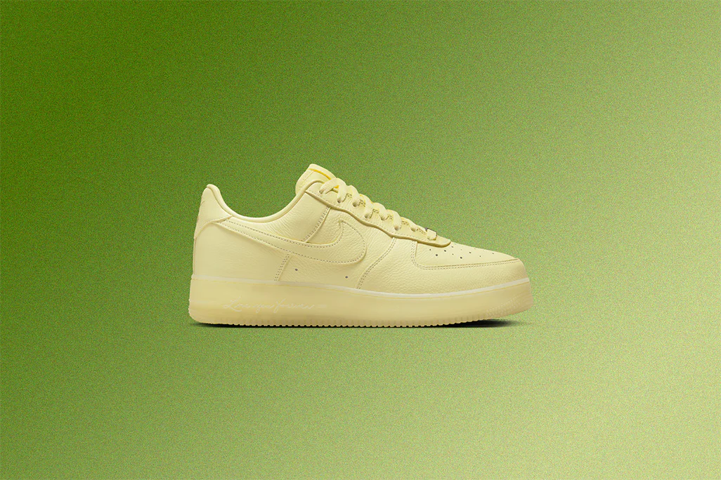 Nike x NOCTA Certified Lover Boy Air Force 1 Low - Citron Tint/Cobalt Tint/Metallic Silver - Image 5