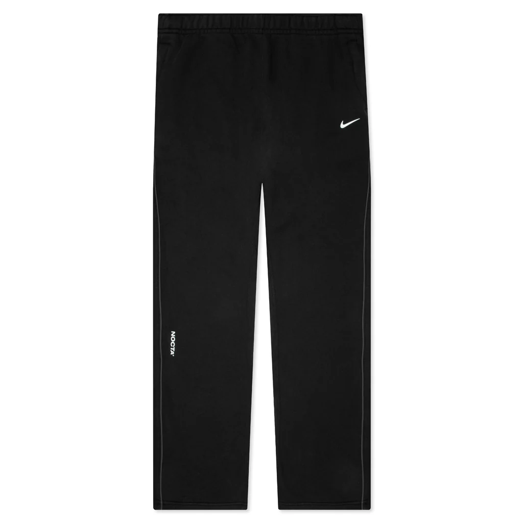 Nike x NOCTA CS Fleece Pants Open Hem - Black/Black/White