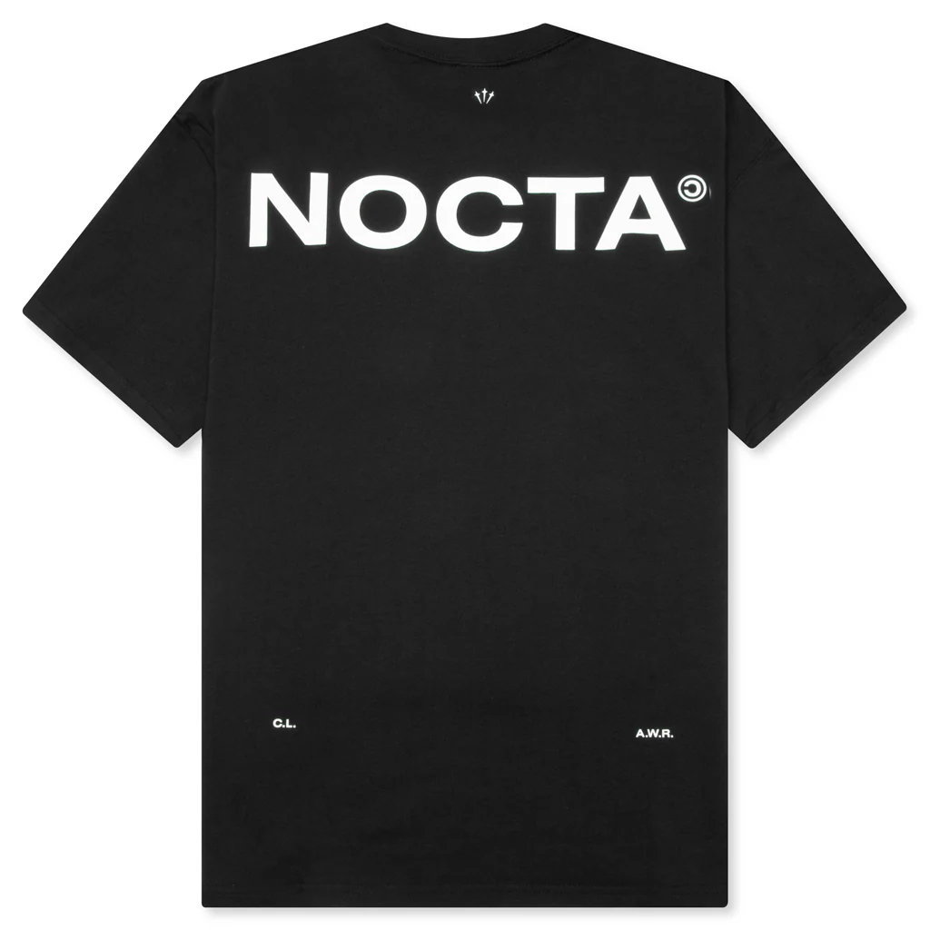 Nike x NOCTA Big Body CS Tee - Black/Black/White - Image 2