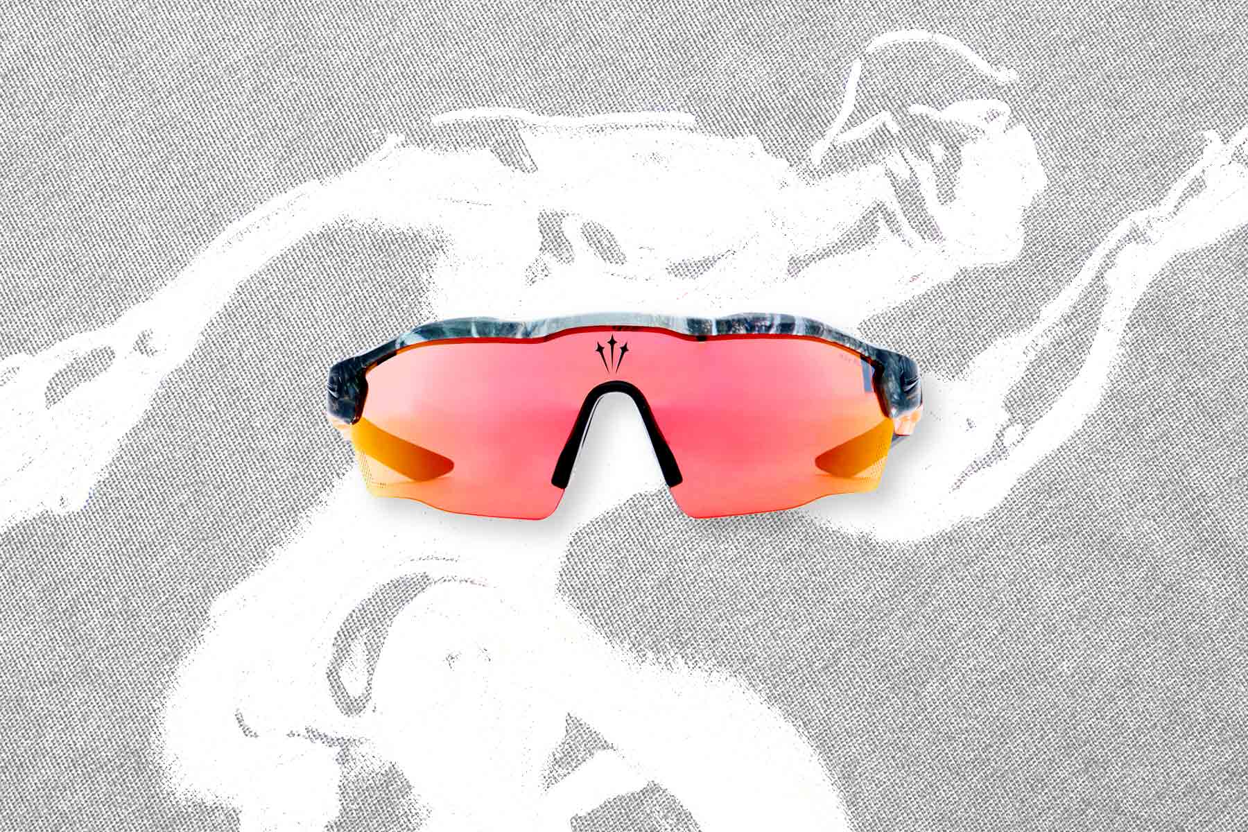Nike x Nocta Show X3 Elite RF - Matte Camo/Road Red Mirror - Image 4