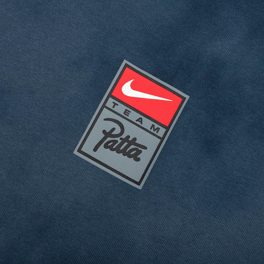Nike x Patta T-Shirt - Squadron Blue/Deep Ocean/Dark Obsidian - Image 4