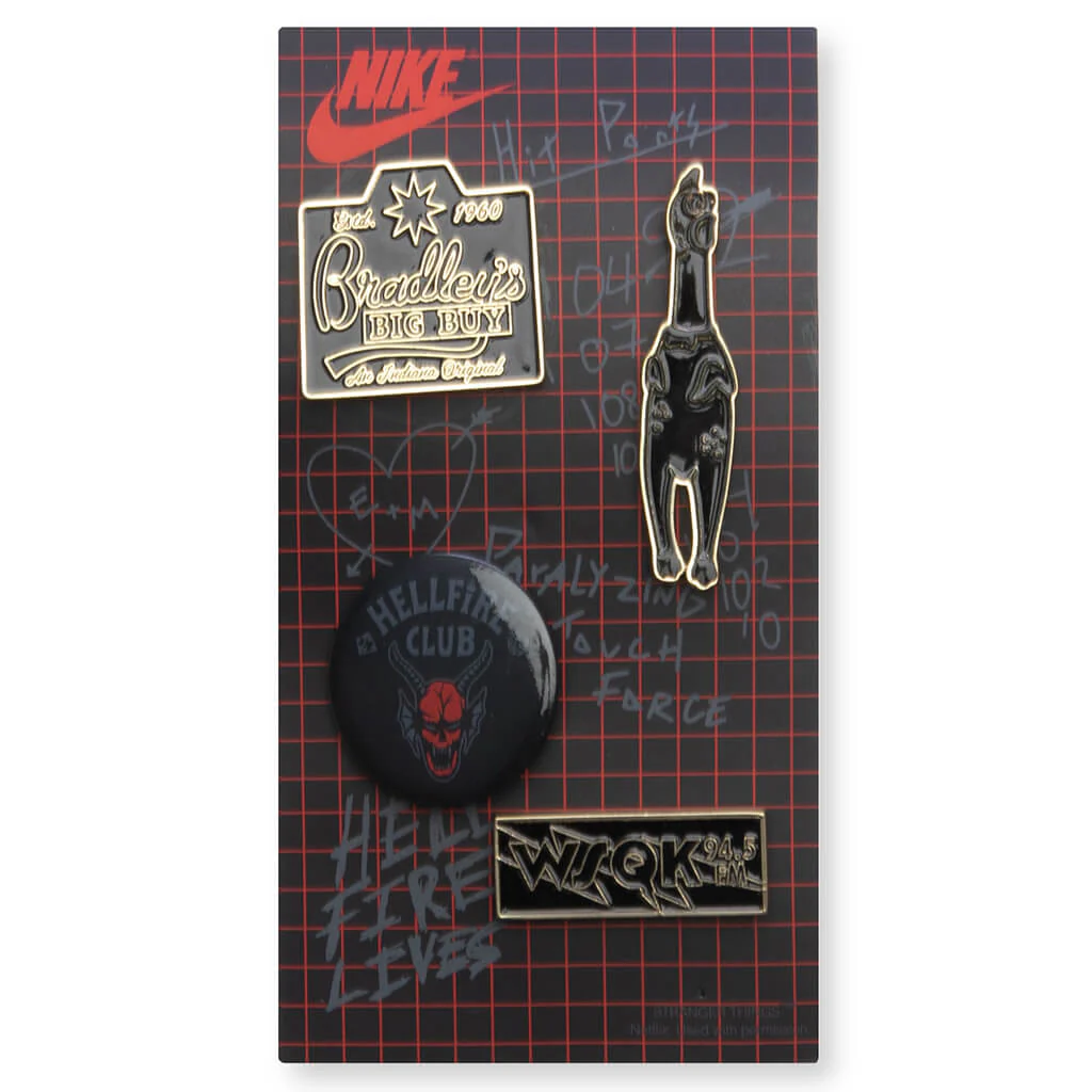 Nike x Stranger Things Air Foamposite One 'Vecna' - Black/Bright Crimson/Off Noir - Image 5