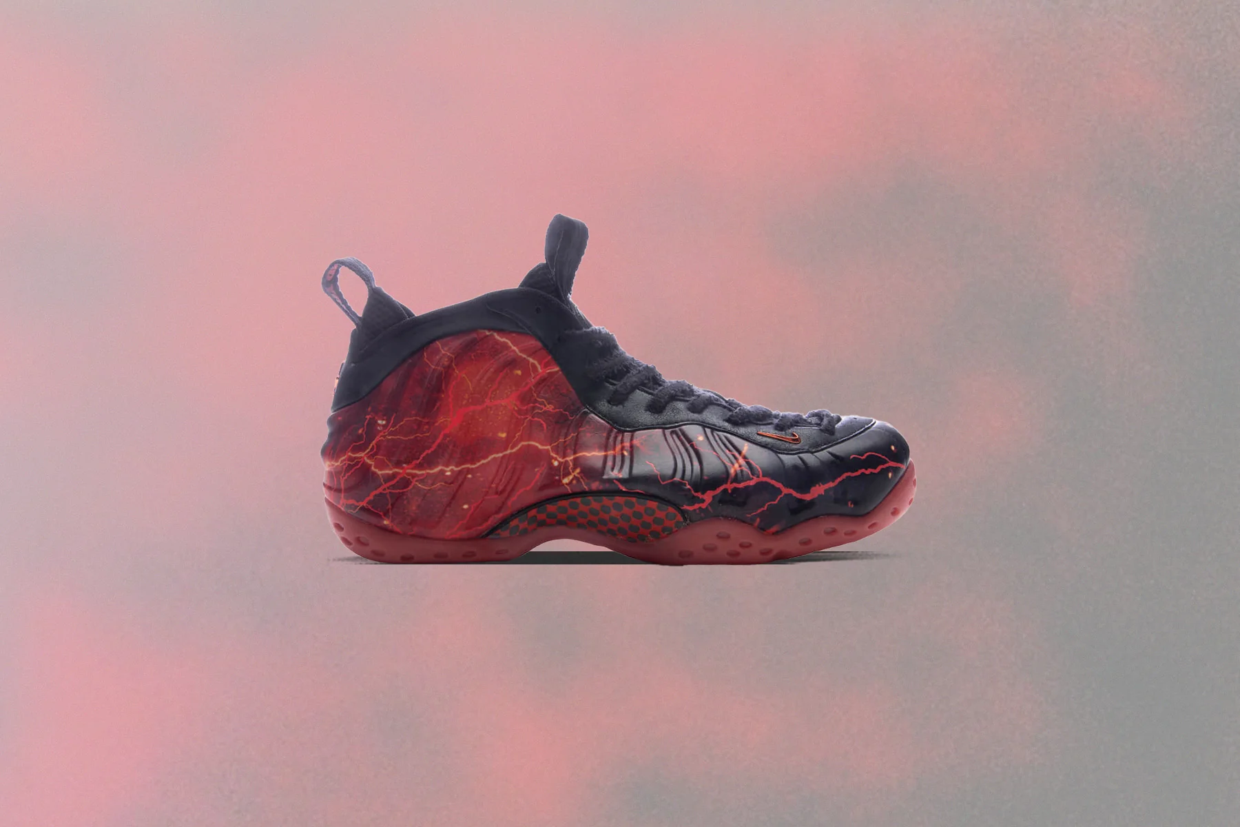 Nike x Stranger Things Air Foamposite One 'Vecna' - Black/Bright Crimson/Off Noir - Image 6