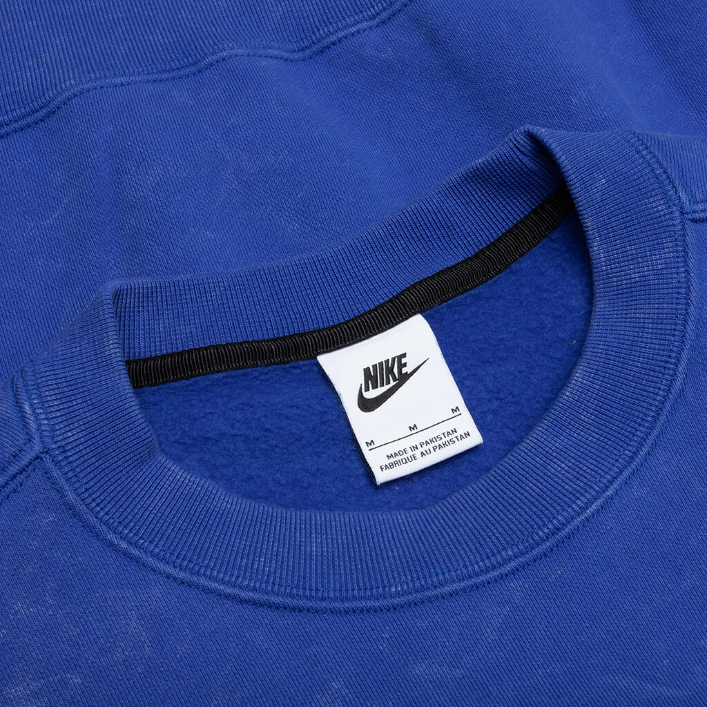 Nike x Stussy NRG Acid Wash Crew - Game Royal/Black/Black - Image 3