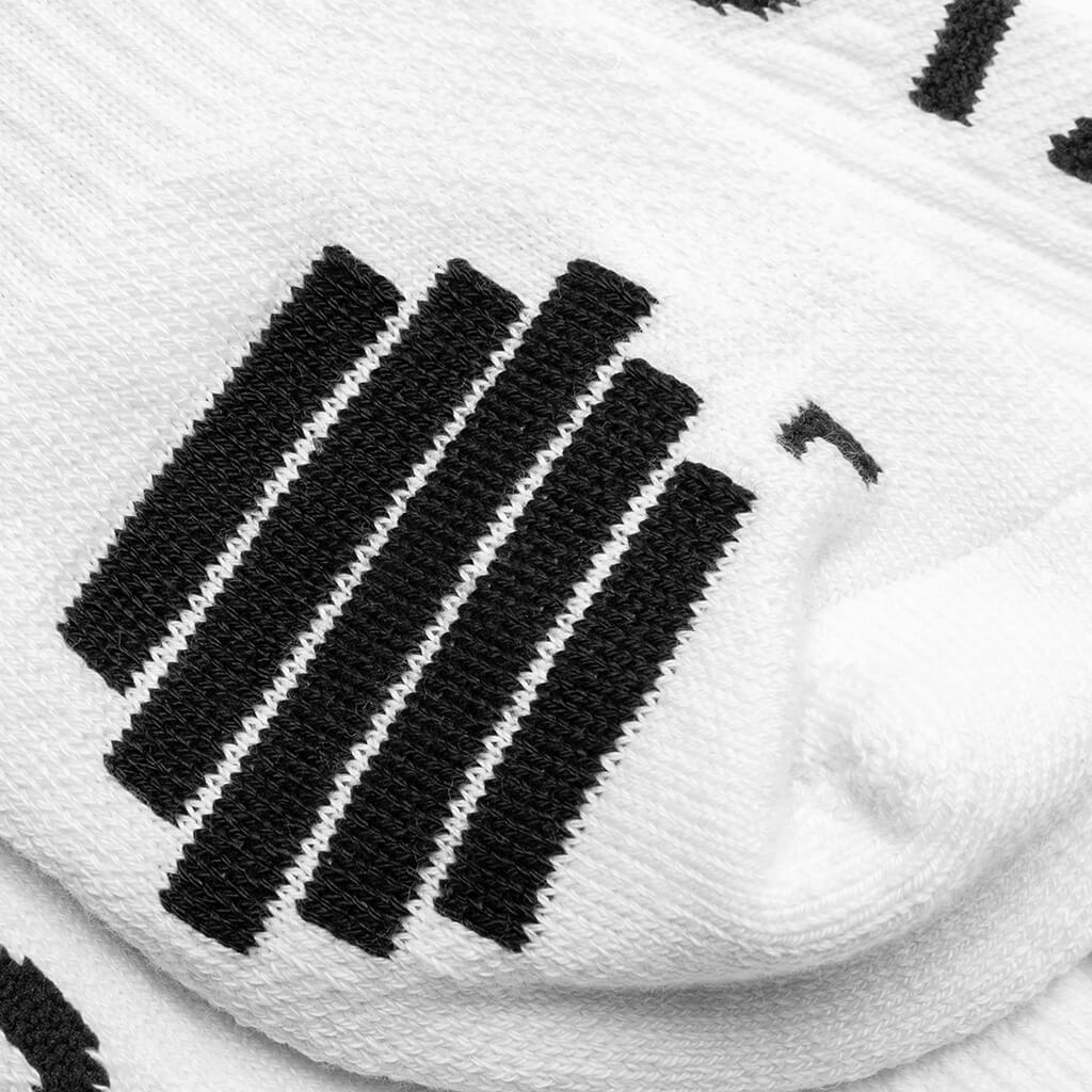 NOCTA Crew Socks - White/Black - Image 2