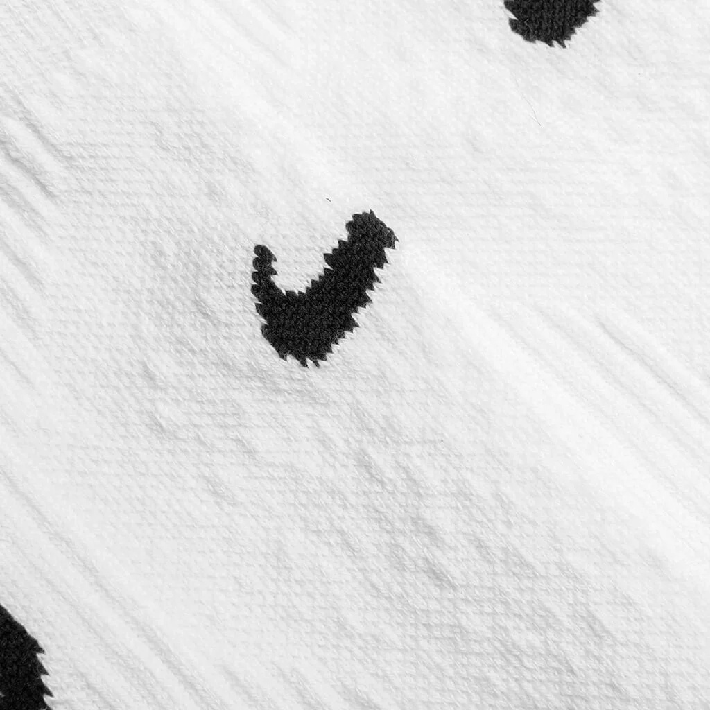NOCTA Crew Socks - White/Black - Image 3