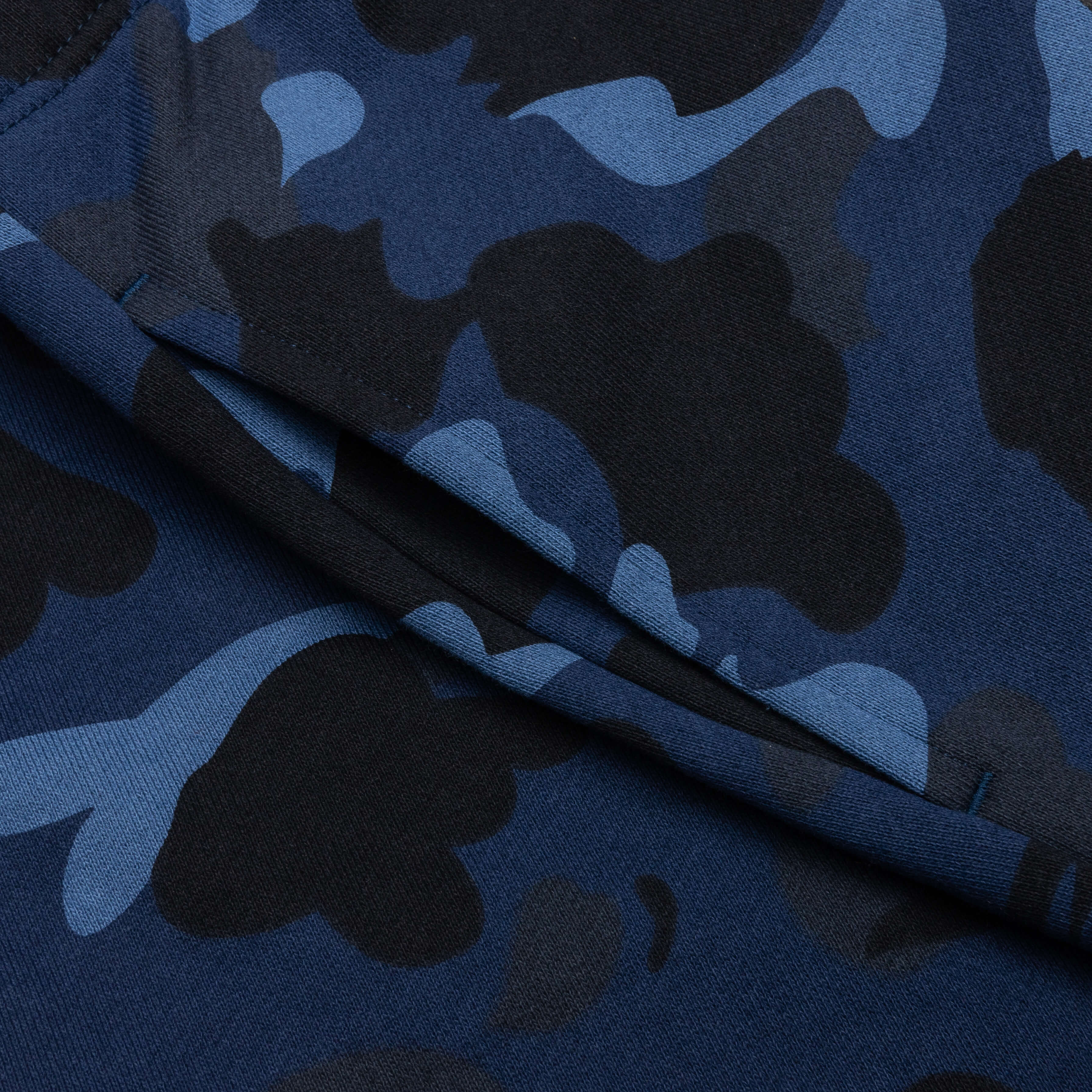 Color Camo Shark Sweat Shorts - Navy - Image 4