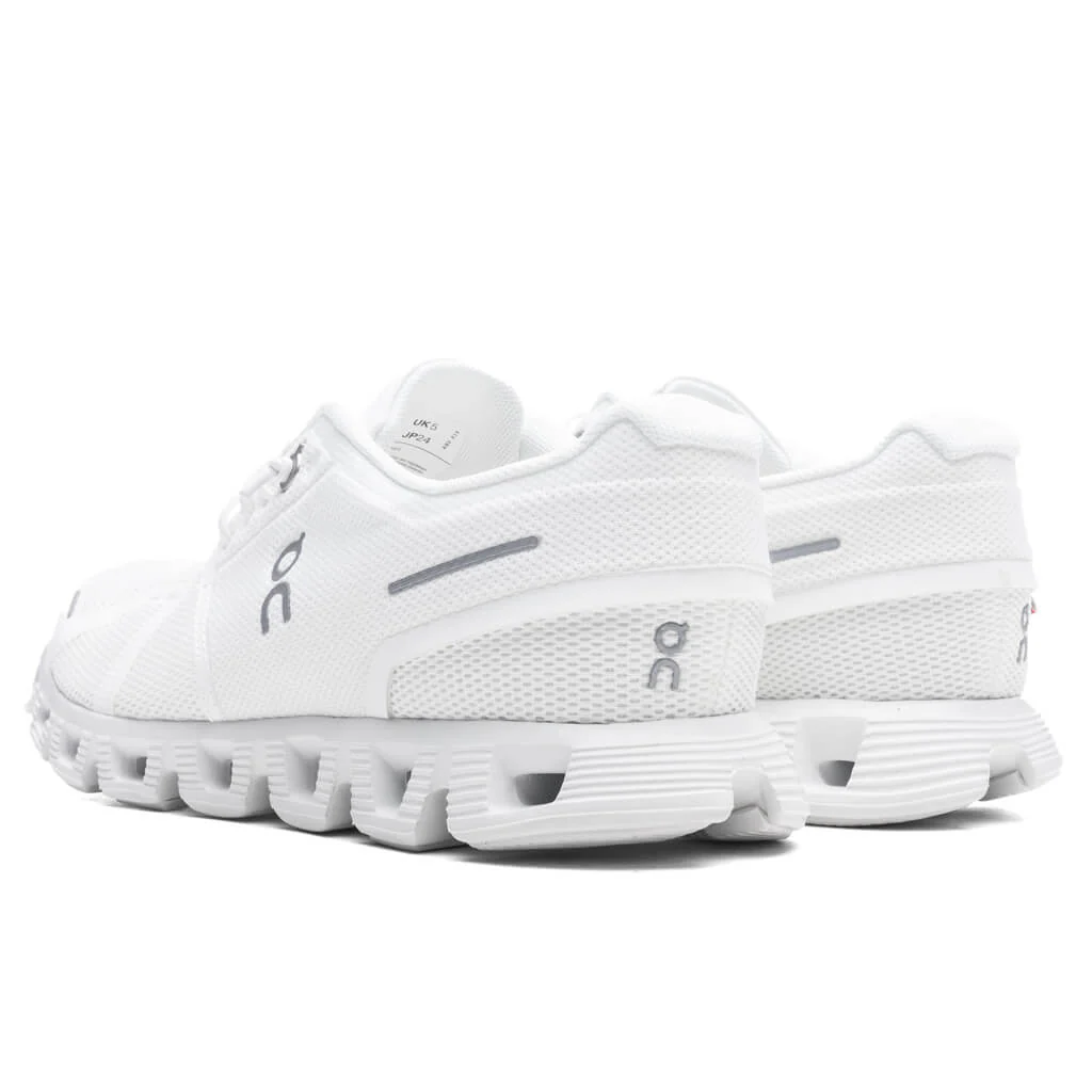 Women's Cloud 5 - All White - Image 3