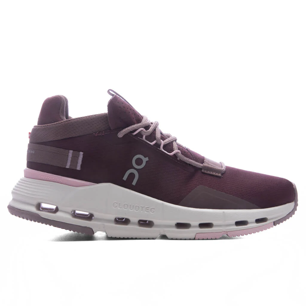 Women's Cloudnova 2 - Maroon/Peony