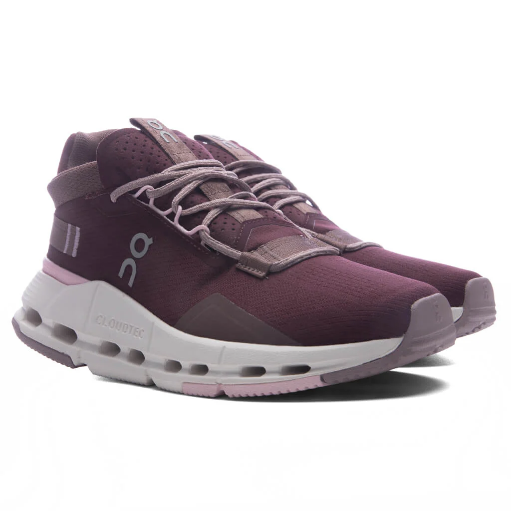 Women's Cloudnova 2 - Maroon/Peony - Image 2