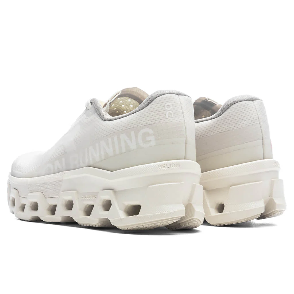 On x INVINCIBLE Women's Cloudmonster 2 'Deconstructed Perfection' - Ivory/White - Image 3