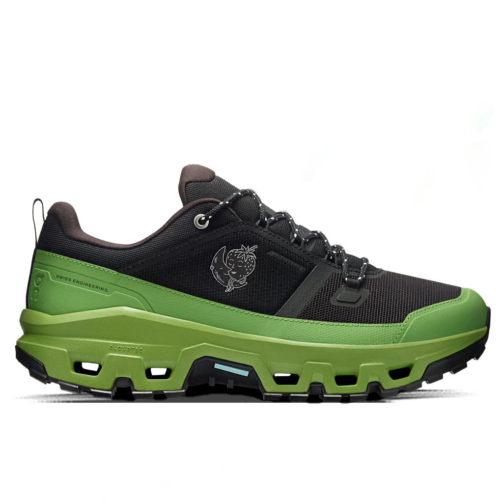 On x Sky High Farm Goods Women's Cloudrock Low WP - Black/Celery