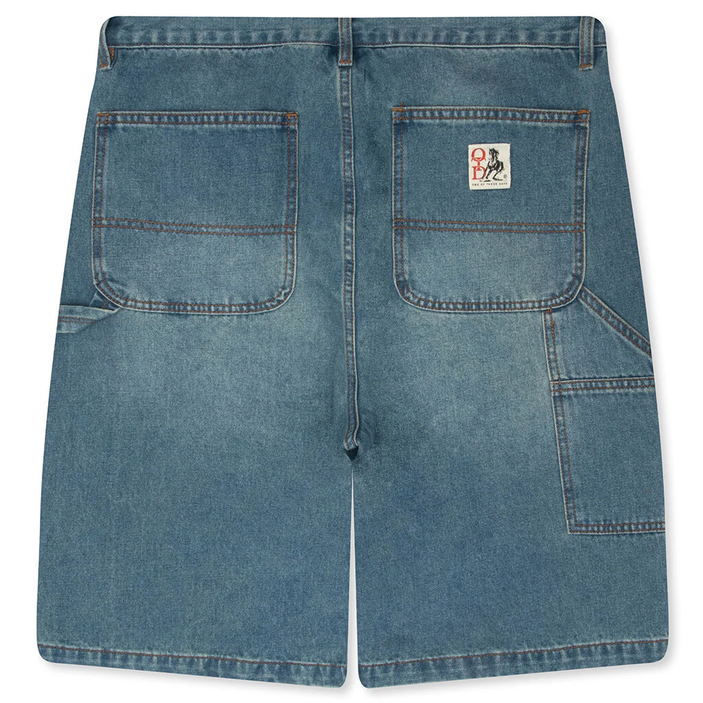 Denim Painter Shorts - Indigo - Image 2