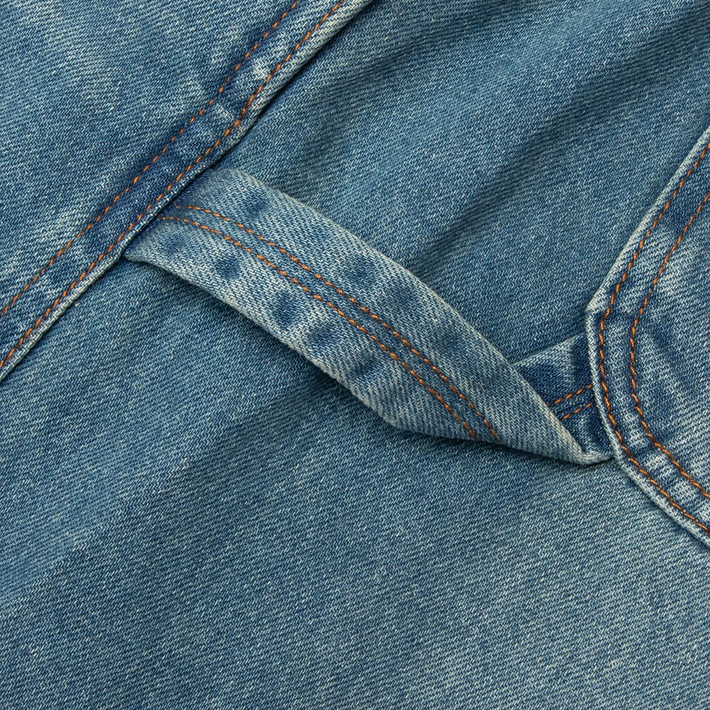 Denim Painter Shorts - Indigo - Image 4