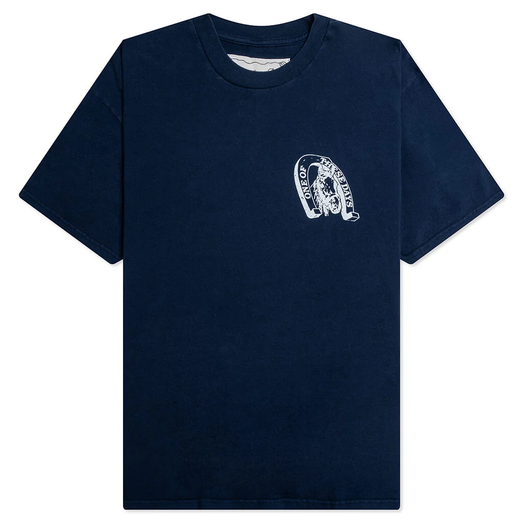 Lucky Number 73 S/S T-Shirt - Sun Faded Navy