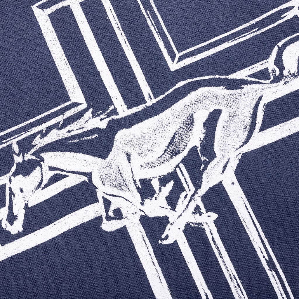 Mustang Cross Sweatshirt - Washed Navy - Image 4
