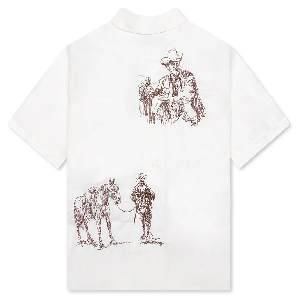 Remember Me Camp Shirt - Ivory - Image 2