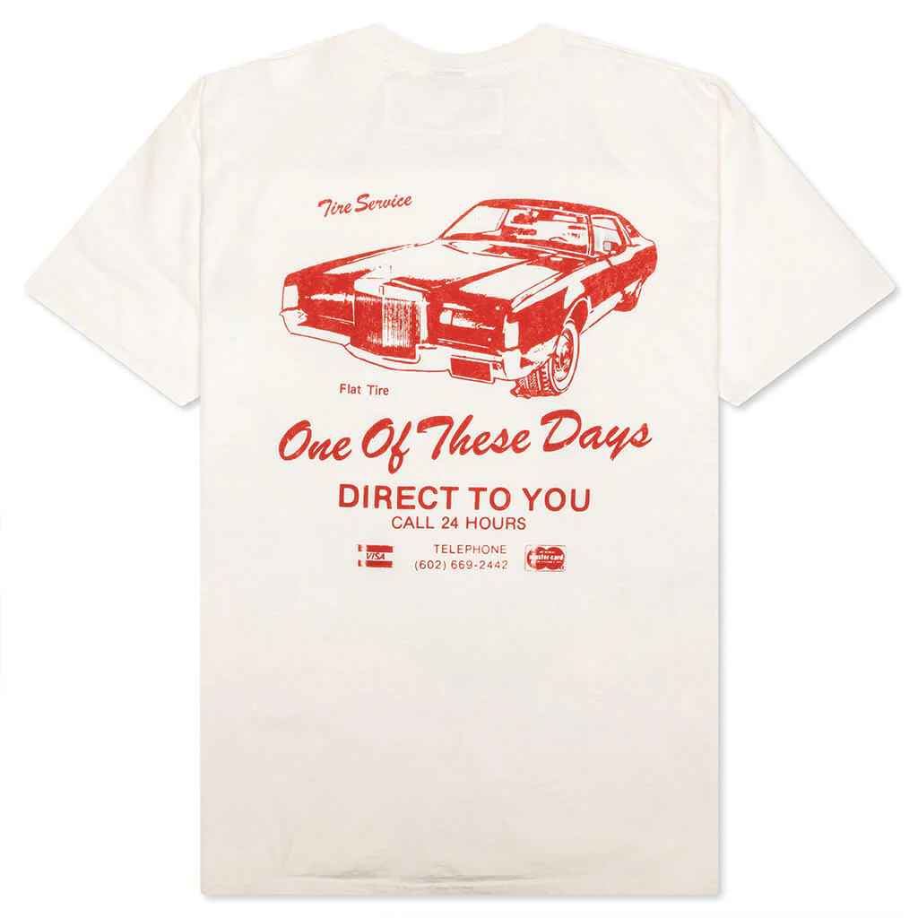Tire Service T-Shirt - Bone - Image 2