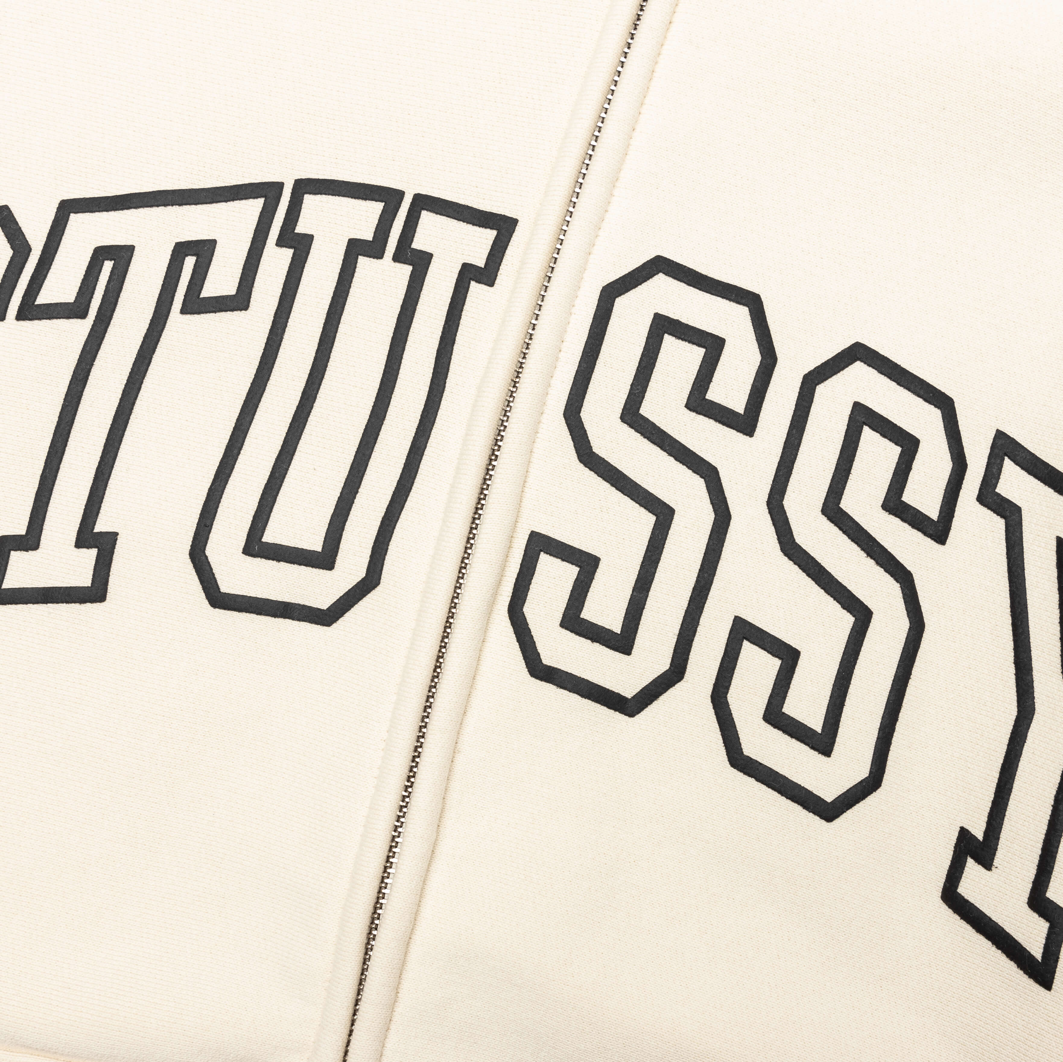 Outline Zip Hoodie - Ivory - Image 4