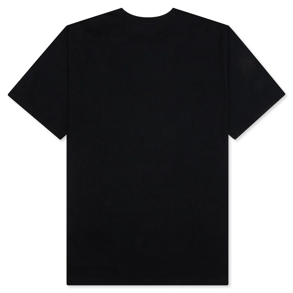 Overprinted College Tee - Black - Image 2