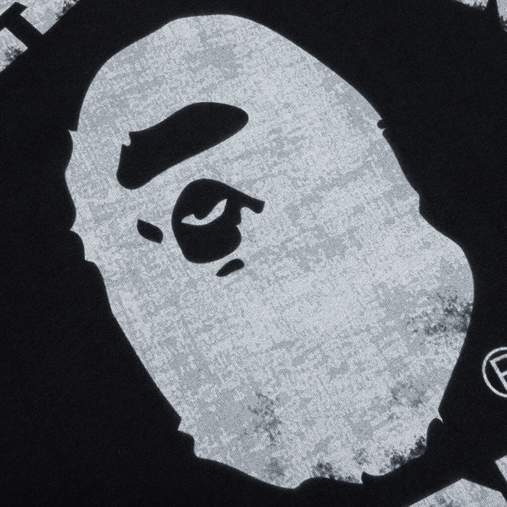 Overprinted College Tee - Black - Image 3