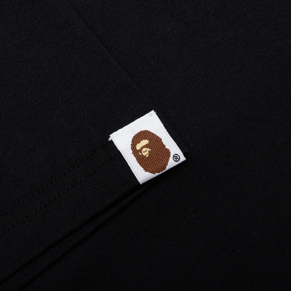 Overprinted College Tee - Black - Image 4