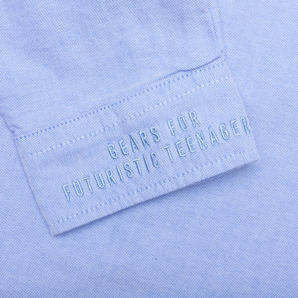 Oxford B.D L/S Shirt - Blue - Image 6