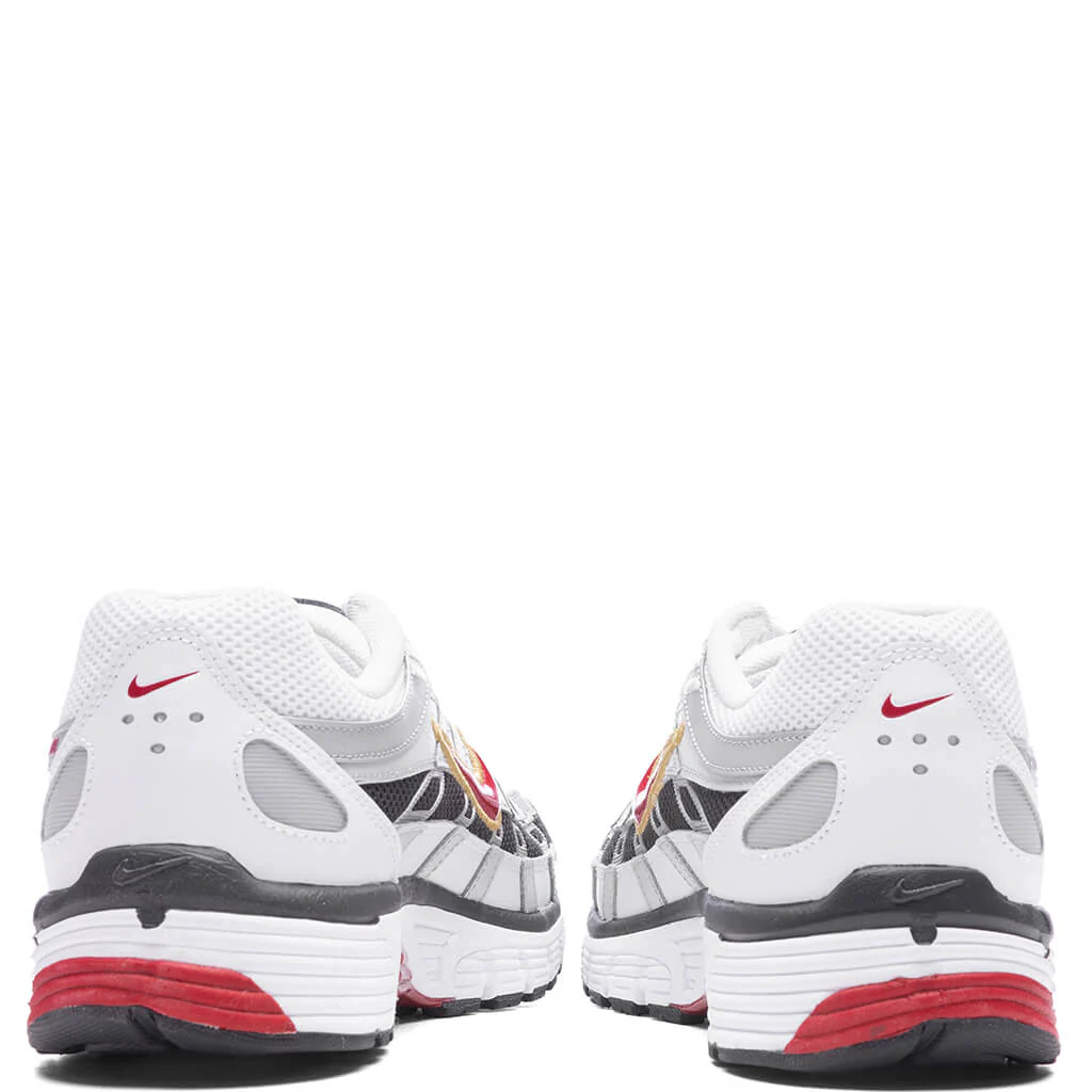 P-6000 - White/Varsity Red/ Metallic Platinum - Image 4