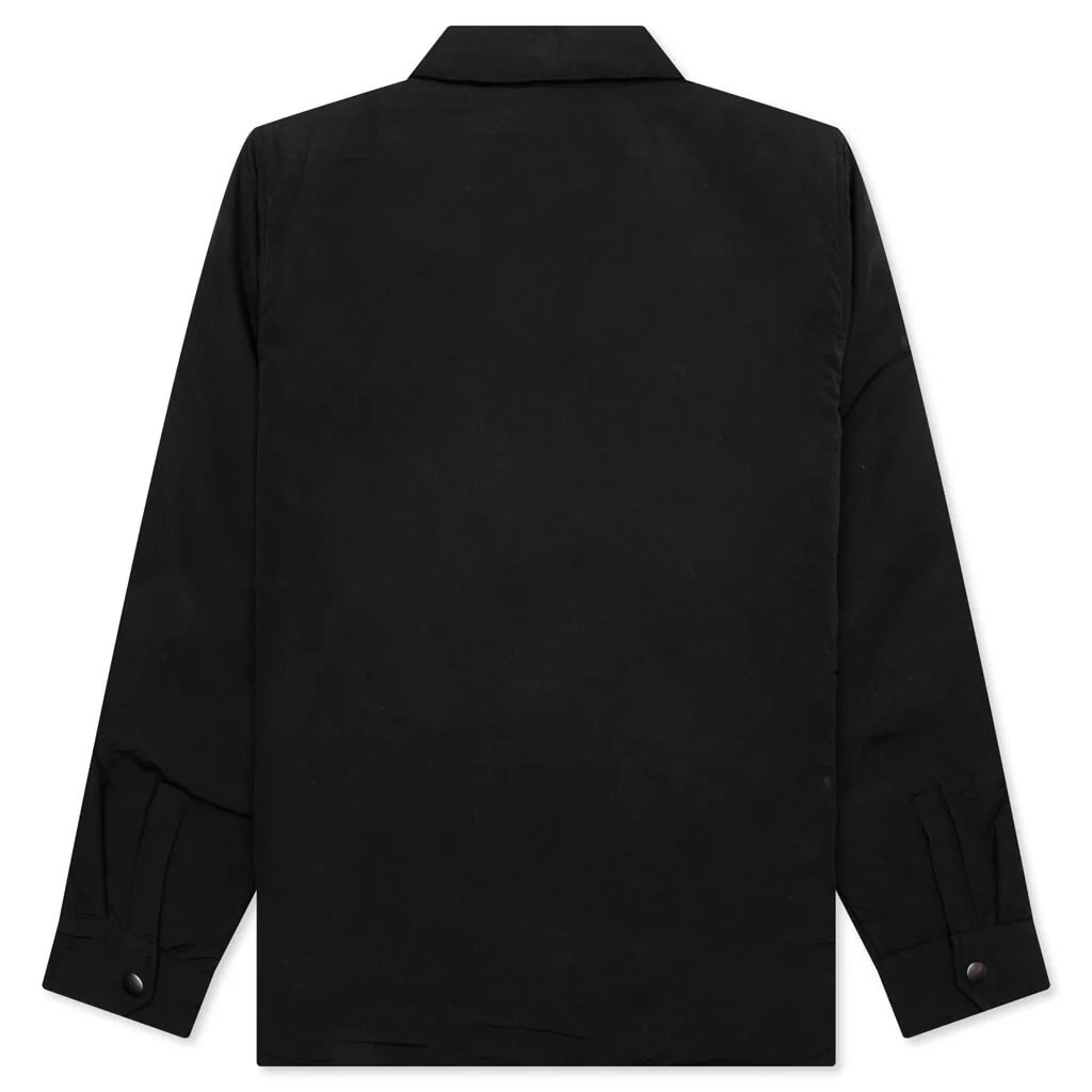 Padded Tech Over Shirt - Black - Image 2