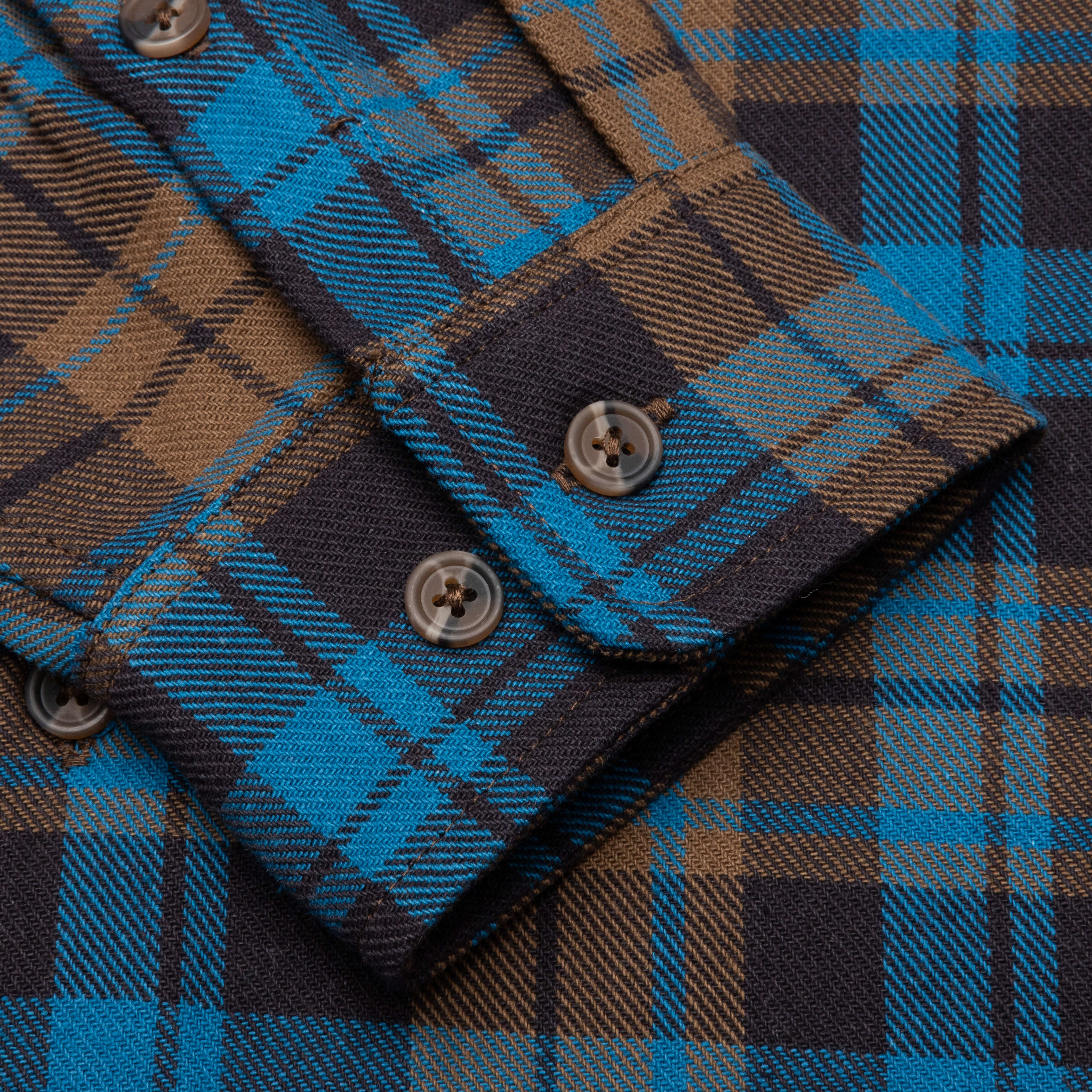 Paisley Printed Flannel Shirt - Brown Multi - Image 6