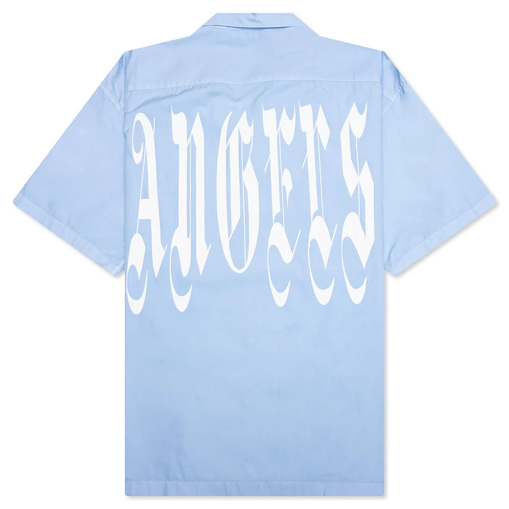 Gothic Logo Shirt S/S - Light Blue - Image 2