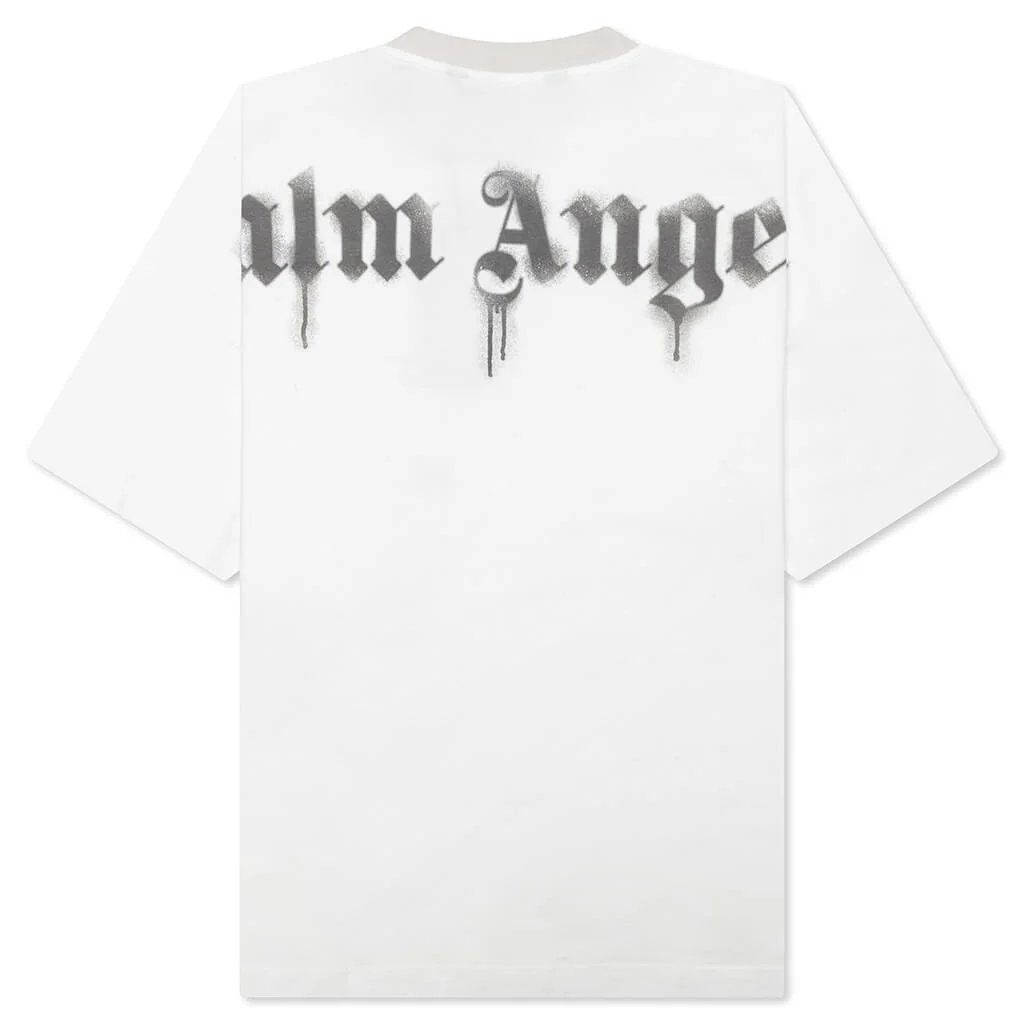 Portrait Pencil Over Tee - Off White/Grey - Image 2
