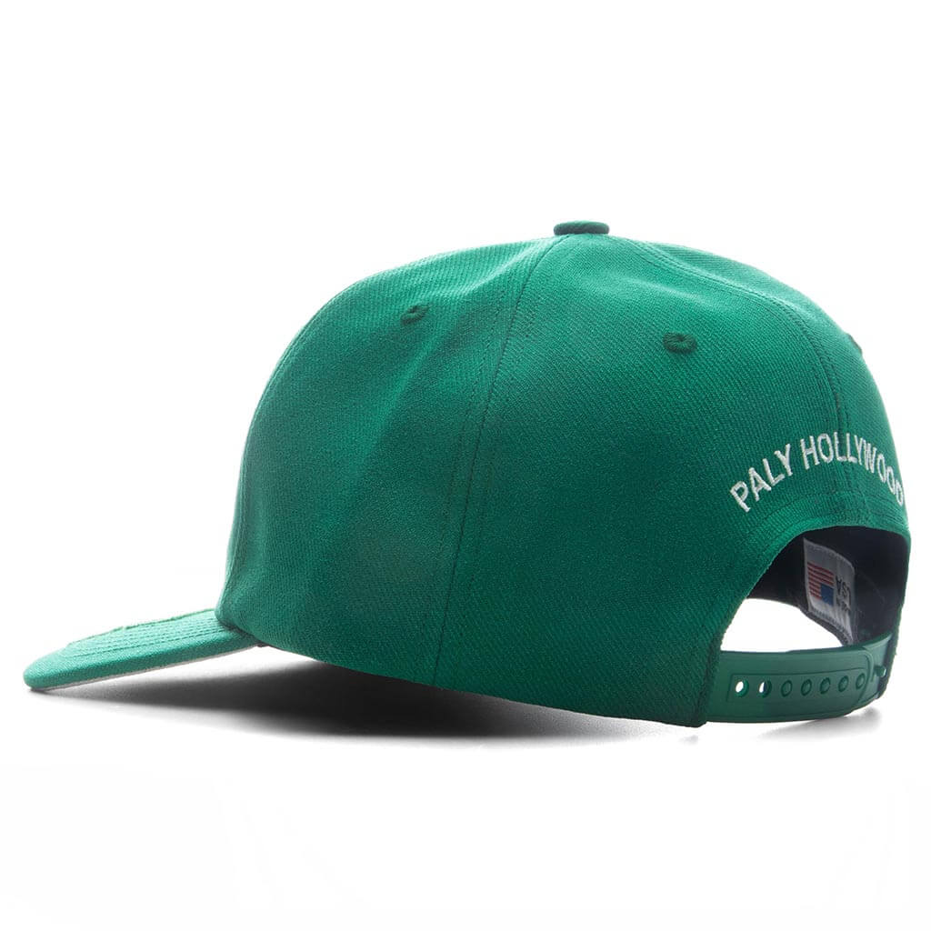 5 Panel Twill "P" Hat - Green - Image 3